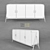 Elegant Mallund Sideboard 3D model small image 3