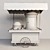 Vintage Popcorn Cart: Your Classic Summer Delight 3D model small image 3