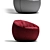 Moooi Hana Armchair: Luxurious Comfort in Wingback Style 3D model small image 2