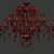 Elegant Chiaro Chandelier: Susanna Collection 3D model small image 2