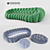 Roche Bobois Bubble Curved 5-Seat Sofa 3D model small image 3