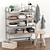 Elegant Kitchen Trolley with Decor 3D model small image 1