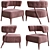 Munna Aileen: Elegant Armchair 3D model small image 1