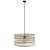 Natural Rattan Wicker Pendant 3D model small image 2