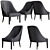 Elegant Eichholtz Bora Bora Chair 3D model small image 1