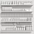 Salon Beauty Cosmetics Set 3D model small image 2