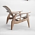 Diz Chair by Sergio Rodrigues 3D model small image 2