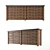 Vintage Zinc-Top Mercantile Curbstone 3D model small image 1