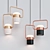 Modern Ling P1 Pendant: Black & White 3D model small image 1