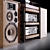 Vintage Pioneer Hi-Fi Set 3D model small image 1