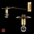 RH Utilitaire Swing-Arm Sconce - Sleek and Versatile 3D model small image 1