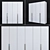 Minimalist Line Wardrobe 3D model small image 1