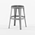 Industrial Galvanized Tabouret by La Redoute 3D model small image 2