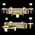 Elegant Alchymia Furniture Set 3D model small image 1
