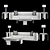 Elegant Alchymia Furniture Set 3D model small image 2