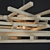 Bois Nid Suspension: Elegant Wood Pendant 3D model small image 2