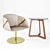 Wansheng Armchair & Table Set 3D model small image 1