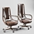 Elegant Giorgetti Clip Armchair 3D model small image 1