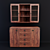 Indiana Collection: Dub Satter - Tumba & Wall Cabinet 3D model small image 1