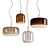 Elegant Glass Pendant Light 3D model small image 1