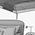 Elegant 3D Bed Model - Bolzan Corolle 3D model small image 3