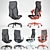 Cozy Comfort High Back Chair 3D model small image 1