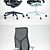 Cozy Comfort High Back Chair 3D model small image 2