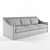 Byron Sofa: Elegant and Spacious 2350*910*960 Design 3D model small image 2