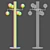 Turri Madison Lowpoly Standing Lamp 3D model small image 2