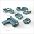 Modular Sofa Zaklin - Elegant and Functional 3D model small image 2