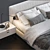 Modern Bed Set by Minotti 3D model small image 2