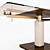 Wansheng Modern Dining Table 3D model small image 2