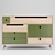 Eco 8-Door Dresser 3D model small image 3