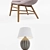 Modern Chic  Crosby Side Table & Mylo Chair 3D model small image 2