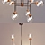 Lily Loft Chandelier: Modern Elegance 3D model small image 2