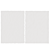 Modern Gray and White Jackson Rug 3D model small image 3