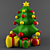 Title: Inflatable New Year Tree | Festive Christmas Decor 3D model small image 1