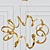 Stunning Steel Ringmaster Chandelier 3D model small image 2