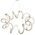 Stunning Steel Ringmaster Chandelier 3D model small image 3