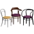 Thonet Upholstered Chairs Collection 3D model small image 1