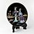 Japanese Style Decorative Plate 3D model small image 1