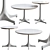 Sleek and Stylish Vitra Nelson Tables 3D model small image 1