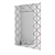 Elegant Mirror Panel: 1200mm Height, 800mm Length 3D model small image 1