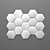 Geometric Edge Decorative Tile 3D model small image 2