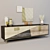 Shake Ego Brass-Trimmed Chest of Drawers 3D model small image 1
