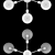 Freya Anita Modern Crystal Chandelier 3D model small image 3