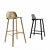 Muuto Nerd Bar Stool: Contemporary Comfort 3D model small image 4