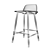 Muuto Nerd Bar Stool: Contemporary Comfort 3D model small image 10