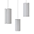 Formagenda TUBO Pendant Light: Sleek Leather Design 3D model small image 2