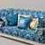 Luxury Pearl and Metal Detailed Sofa - FRANCESCO MOLON 3D model small image 2